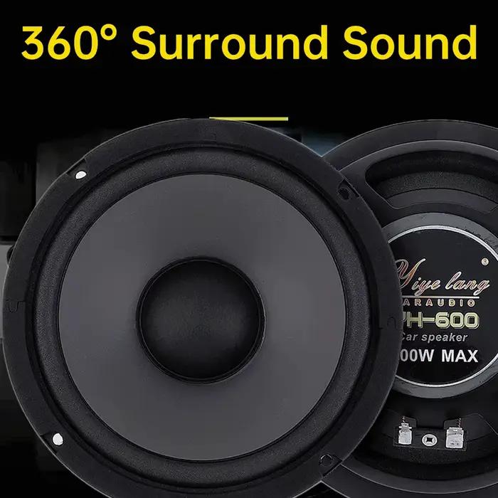 Système de son de haut-parleur de voiture 600W