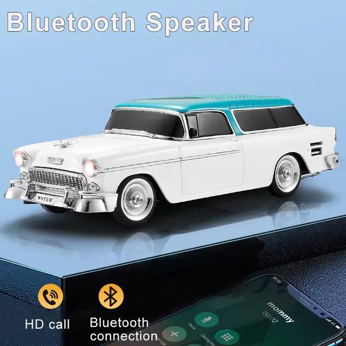 Haut-parleur Bluetooth sans fil pour PC voiture classique en forme De Boombox HIFI Support Radio Fm U disque TF carte AUX cadeaux spéciaux Caixa De Som