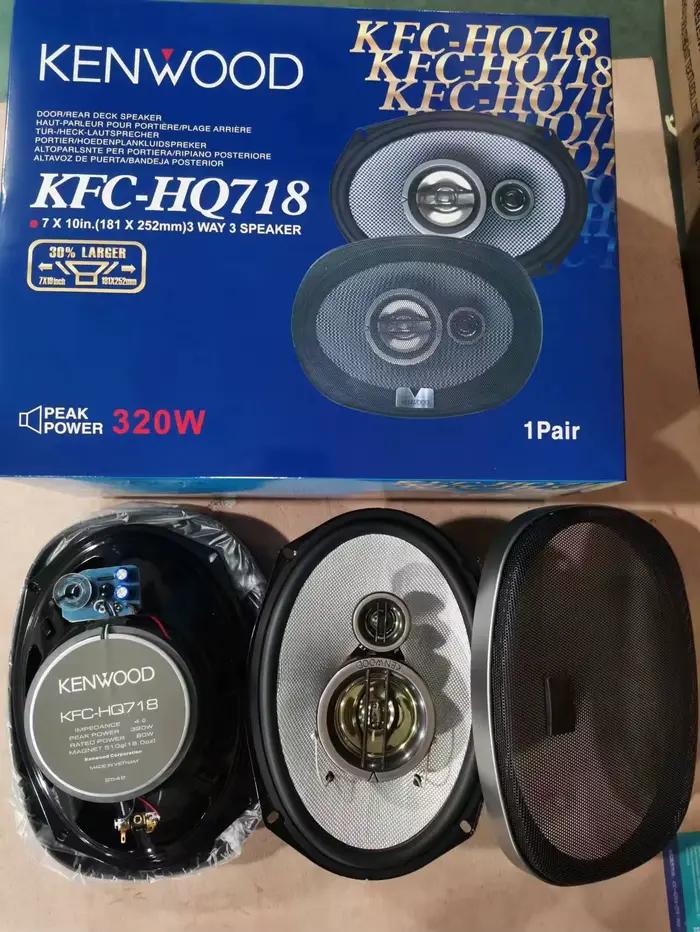Haut-parleur coaxial Kenwood KFC-HQ718 7*10 pouces 3 voies 4 ohms avec puissance RMS 80W