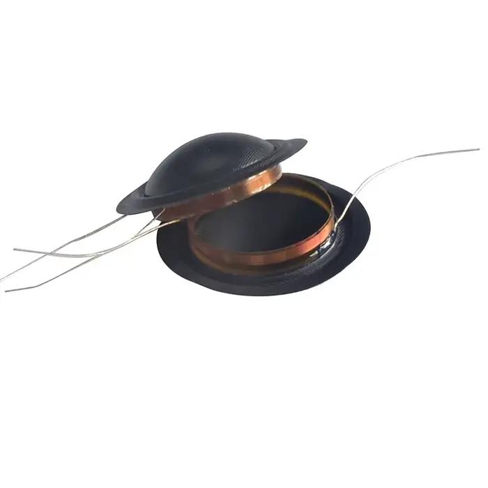 1 pièce Bobine vocale KSV Treble DIY pour tweeter, 25,5 mm, 6 ohms 8 ohms, à sens inversé, avec membrane en soie