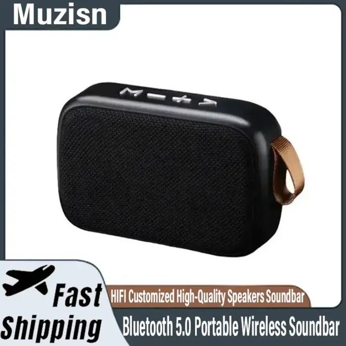 Haut-parleurs de qualité supérieure barre de son Bluetooth 5.0 barre de son sans fil batterie intégrée 500mAh pour extérieur intérieur sportif et utilisation quotidienne