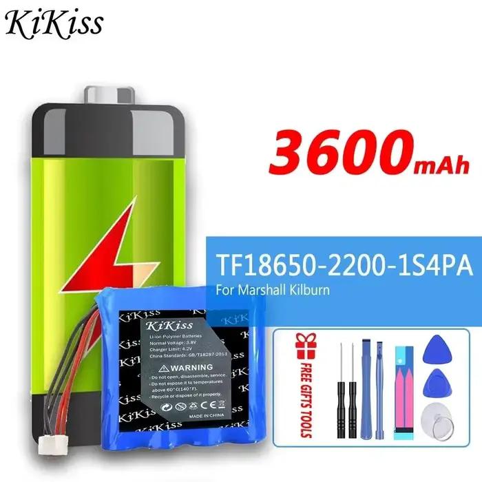 Batterie de remplacement portable Bluetooth de qualité supérieure TF18650-2200-1S4PA pour enceinte Marshall Kilburn 3600mAh longue durée