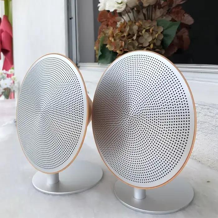 Haut-parleur Bluetooth rétro Surface tactile en bois caisson de basses Audio domestique