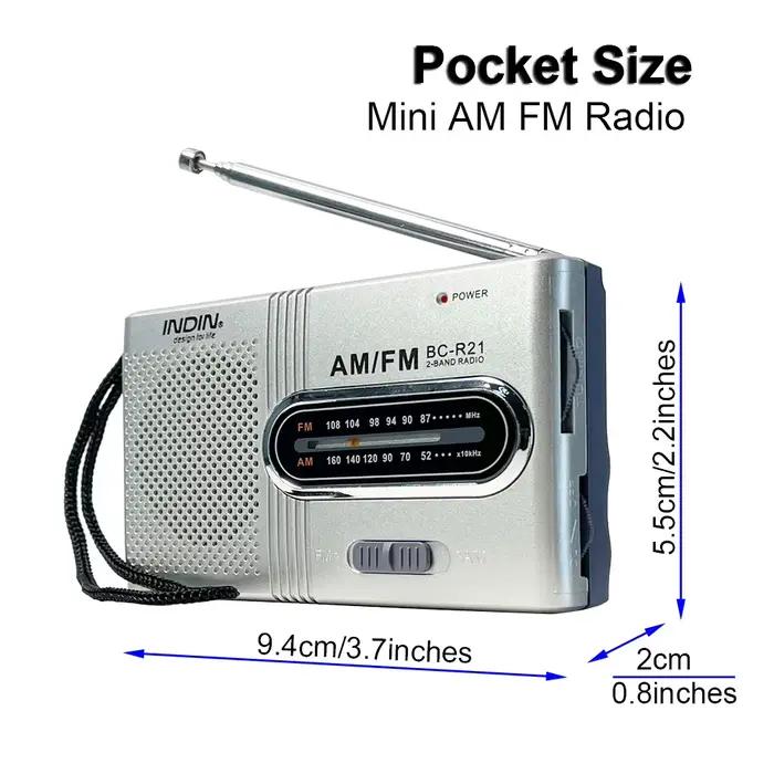 Radio portable à transistor AM FM avec haut-parleur