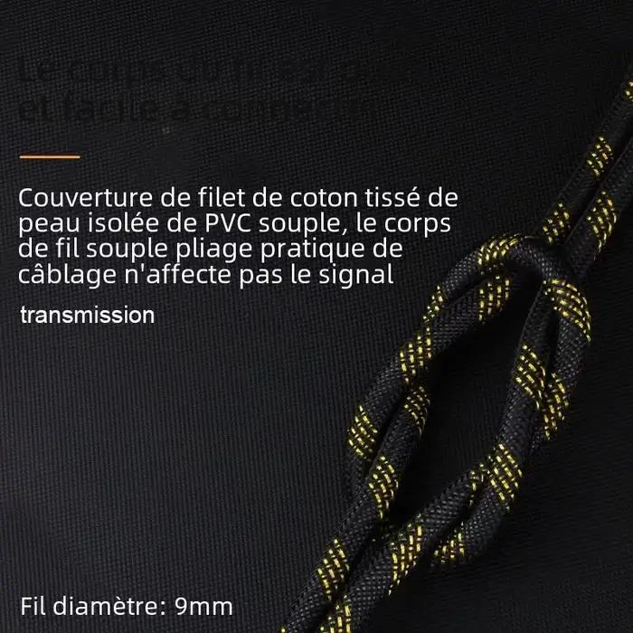 Câble audio haut-parleur