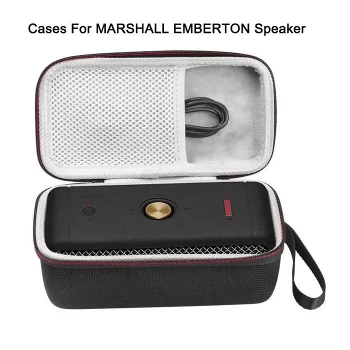 Pour MARSHALL EMBERTON étuis pour haut-parleurs portables dur EVA sac de transport de voyage