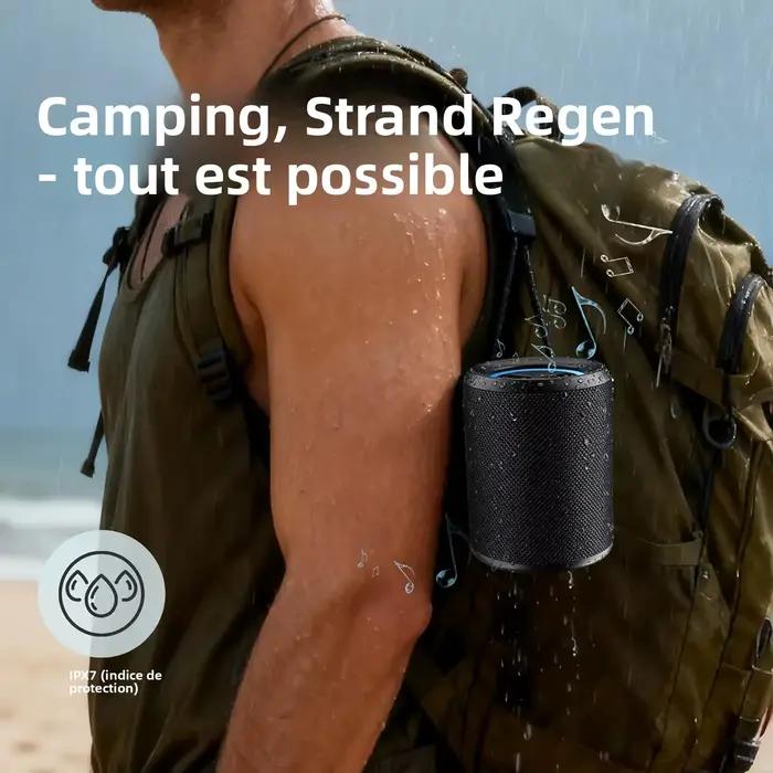OHAYO Haut-parleur Bluetooth sans fil avec son stéréo