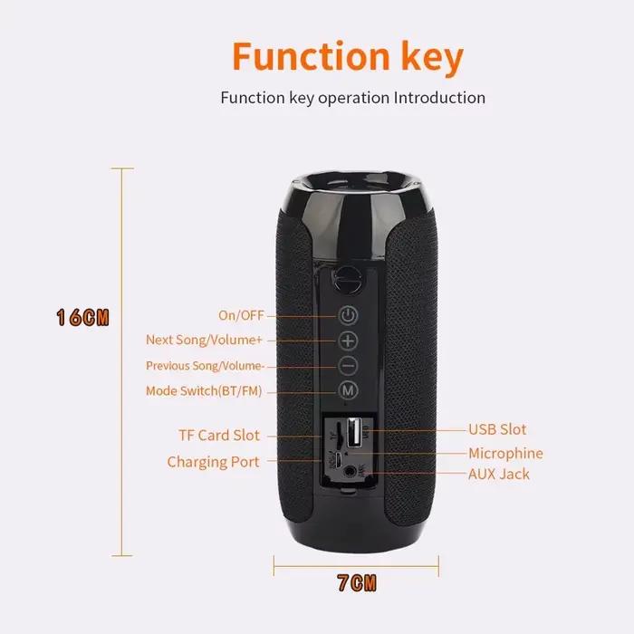 Haut-parleur Bluetooth portable sans fil