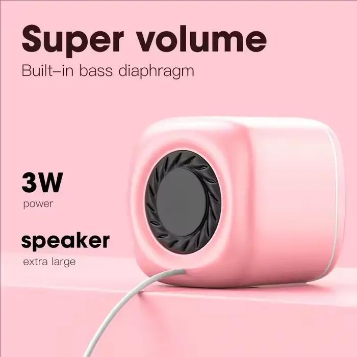 Hifi Mini ordinateur de bureau filaire USB double haut-parleur