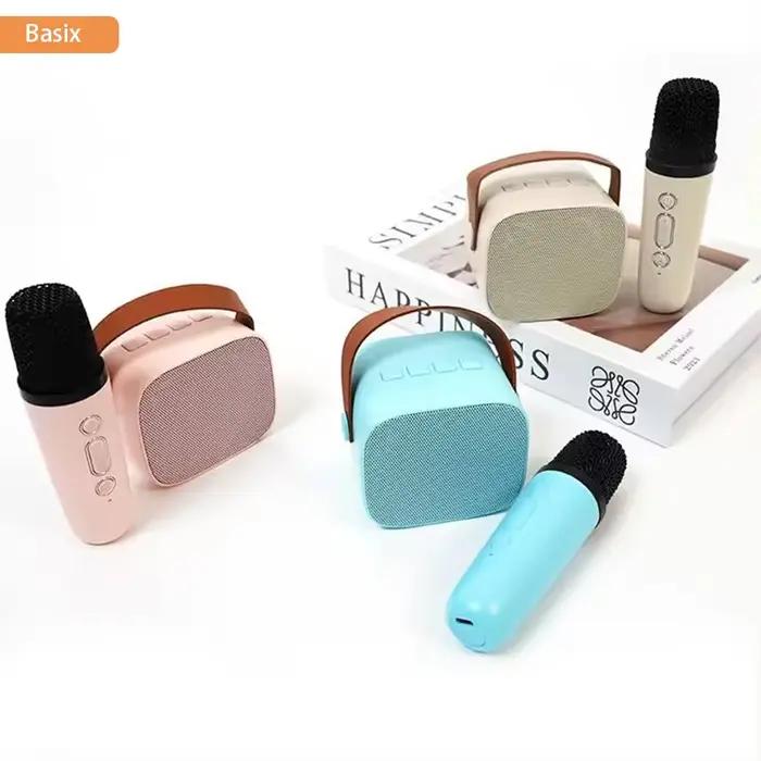 Haut-parleur karaoké sans fil avec lumières LED