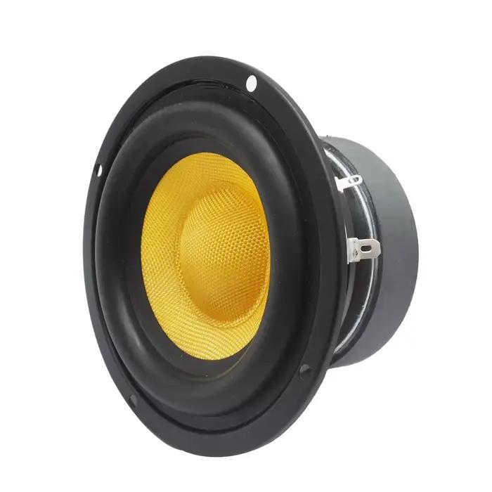 1 pièces 115MM 4 pouces 4 Ohm 40W haut-parleur de graves médium Hifi Audio basse fibre de verre bricolage bibliothèque