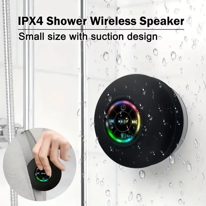 Haut-parleur Bluetooth étanche avec ventouse