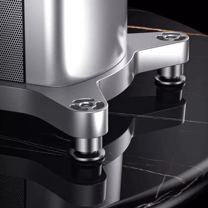 Pieds d'isolation antichoc en aluminium pour haut-parleur portable