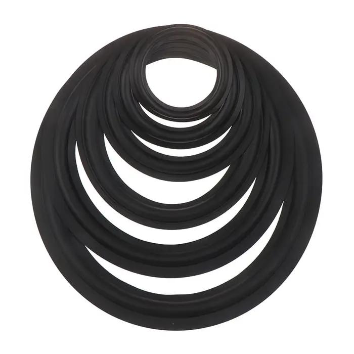 Anneau de bord pliant en caoutchouc pour haut-parleur audio