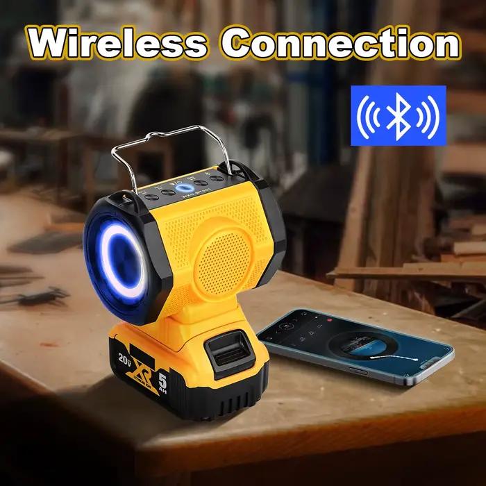 Haut-parleur Bluetooth 20 V pour port USB type-c Dewalt
