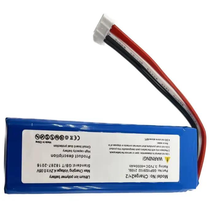Batterie Li-Polymère 6000mAh pour JBL Charge 2+ Rechargeable Facile à Installer Occasions Spéciales Enceinte Audio