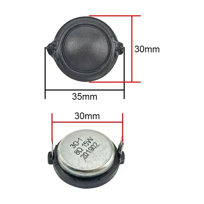 Haut-parleur Tweeter en Soie GHXAMP 1.2 Pouces 8 Ohms pour Mises à Niveau Audio de Voiture Occasions Spéciales