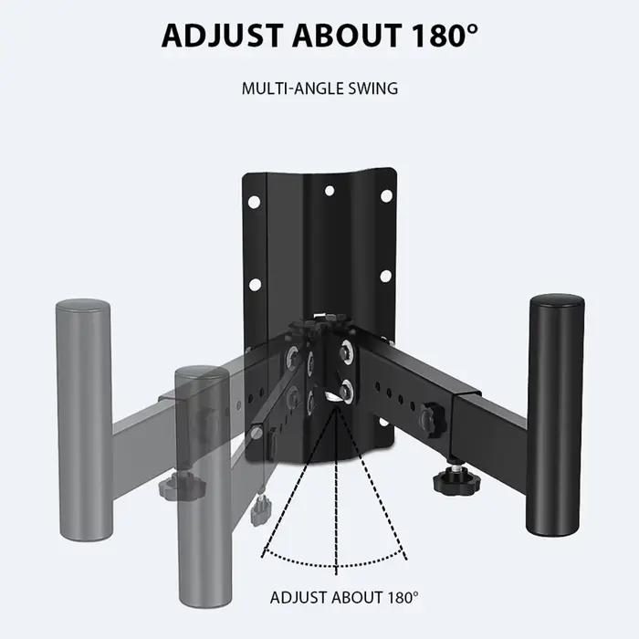 1 paire de supports muraux pour haut-parleurs