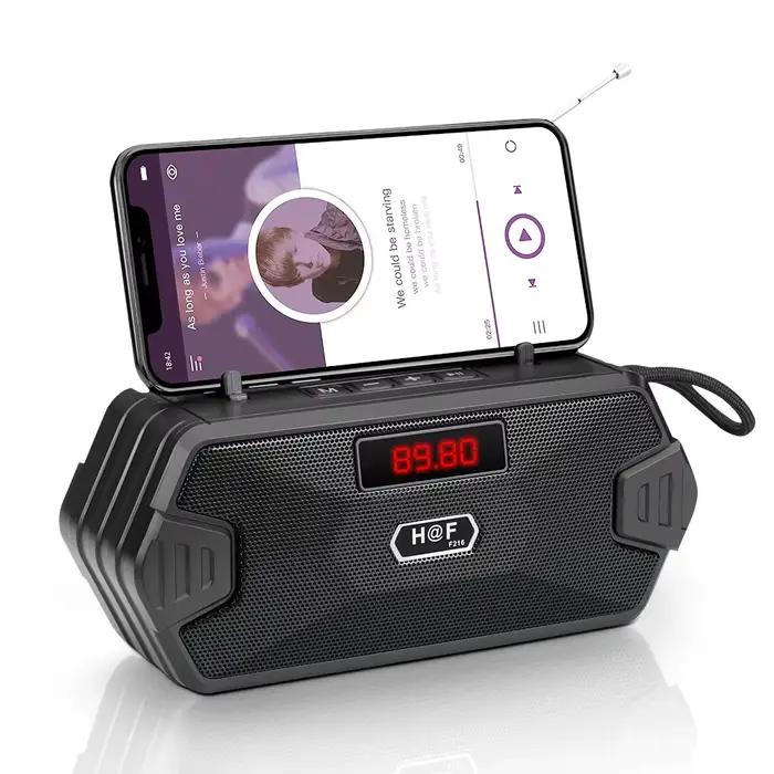 Récepteur Radio FM extérieur Portable Aux sans fil Bluetooth haut-parleur caisson de basses boîte de son de musique
