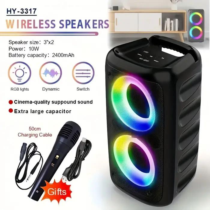 Haut-parleur Bluetooth karaoké sans fil