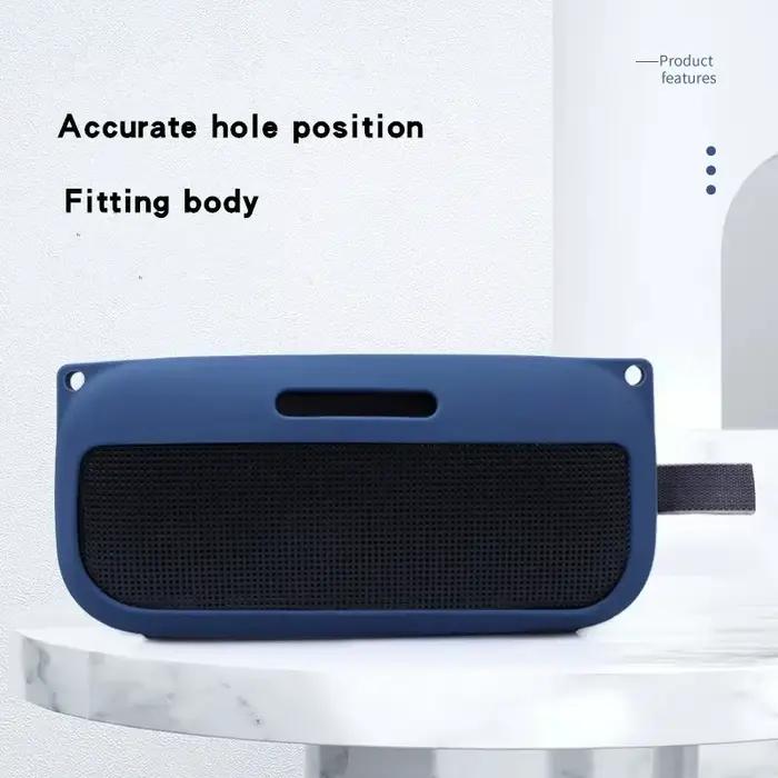Étui de protection en silicone pour haut-parleur Bose Soundlink Flex résistant aux chocs et aux chutes, pour randonnées, voyages et utilisation quotidienne