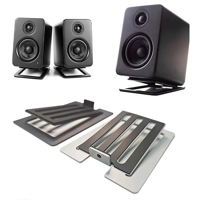 〔CCA12〕1 paire de supports d'enceintes de bureau pour améliorer les effets sonores spatiaux