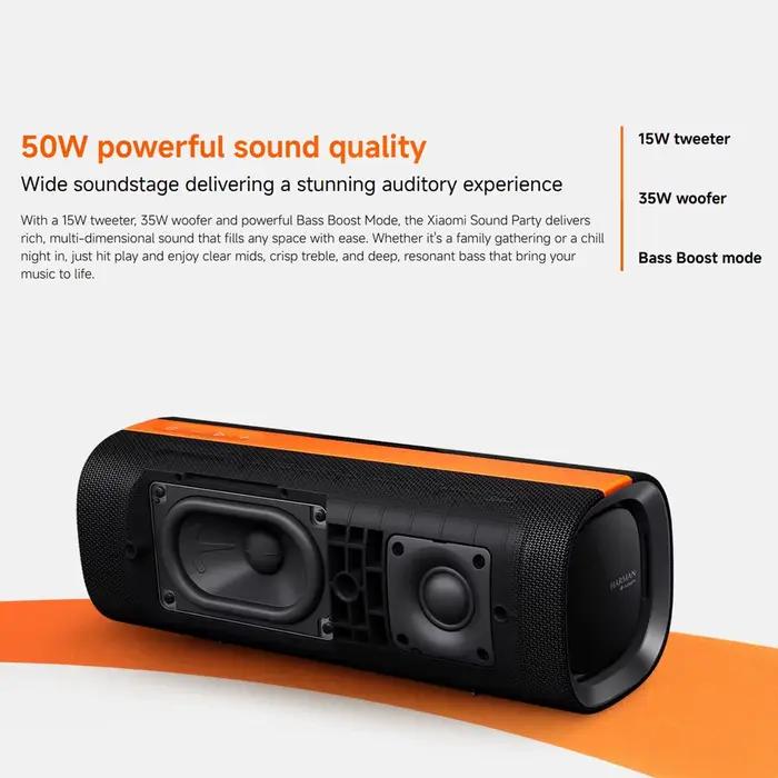 Xiaomi Sound Party TWS haut-parleur stéréo IP67 étanche Bluetooth 5.4 Harman AudioEFX Combo 50W