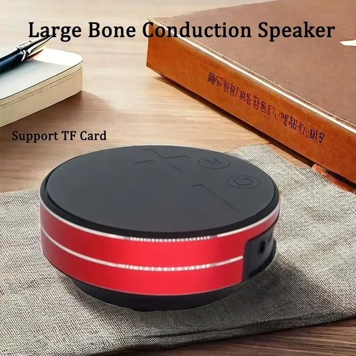Haut-parleurs Bluetooth TWS à conduction osseuse avec support de carte TF pour écouter de la musique en stéréo sans fil et double son pour les soirées entre amis et les événements familiaux