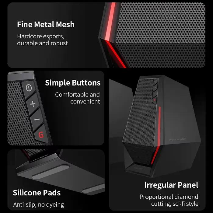 Edifier G1500 SE haut-parleurs d'ordinateur 2.0 bureau USB 3.5mm entrée AUX