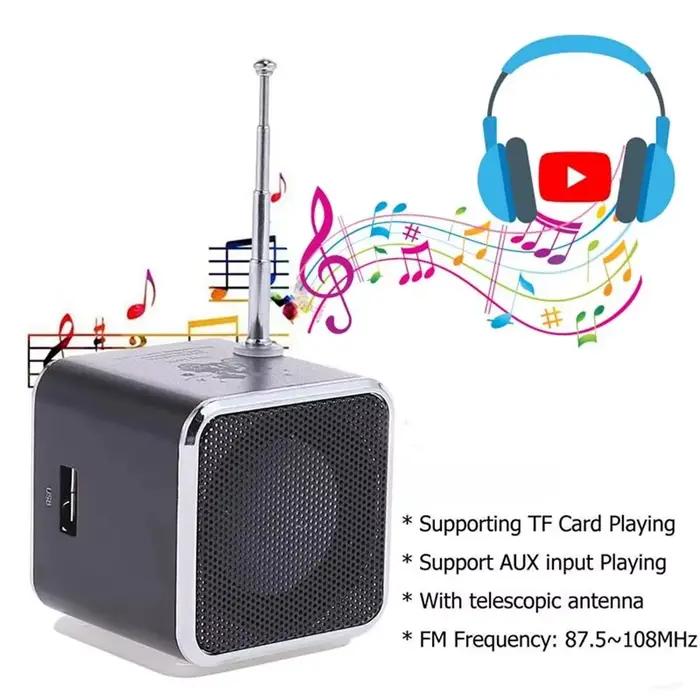 FM Portable Mini Radio Micro aigus Bluetooth