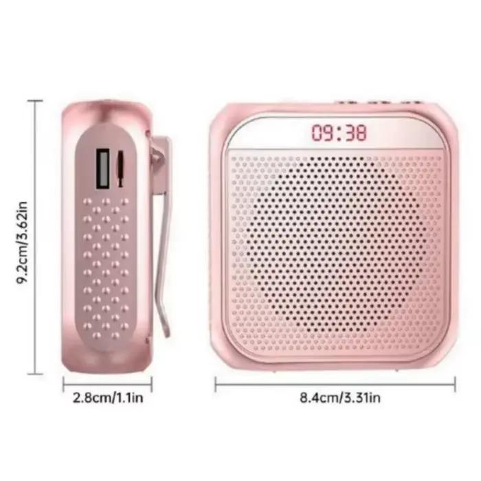 XIKCU amplificateur vocal Portable mégaphone Mini haut-parleur Audio avec Microphone