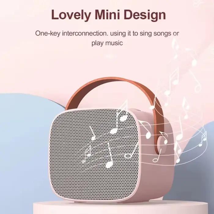 Machine à karaoké portable sans fil avec double microphone et système HomeKTV DSP pour divertissement familial et événements spéciaux