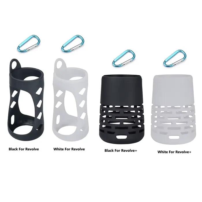 Étui de protection en gel de silice pour enceinte Bose SoundLink Revolve/Revolve+ I II antidérapant avec mousqueton pour transport facile et sécurité optimale occasions spéciales