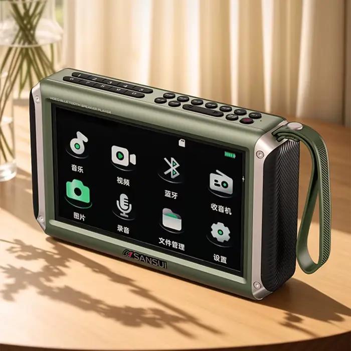 Enceinte Bluetooth sans fil F53 avec écran LED de 4