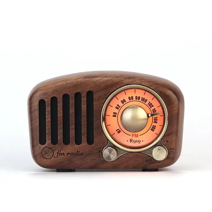 Brochure de haut-parleur Bluetooth rétro