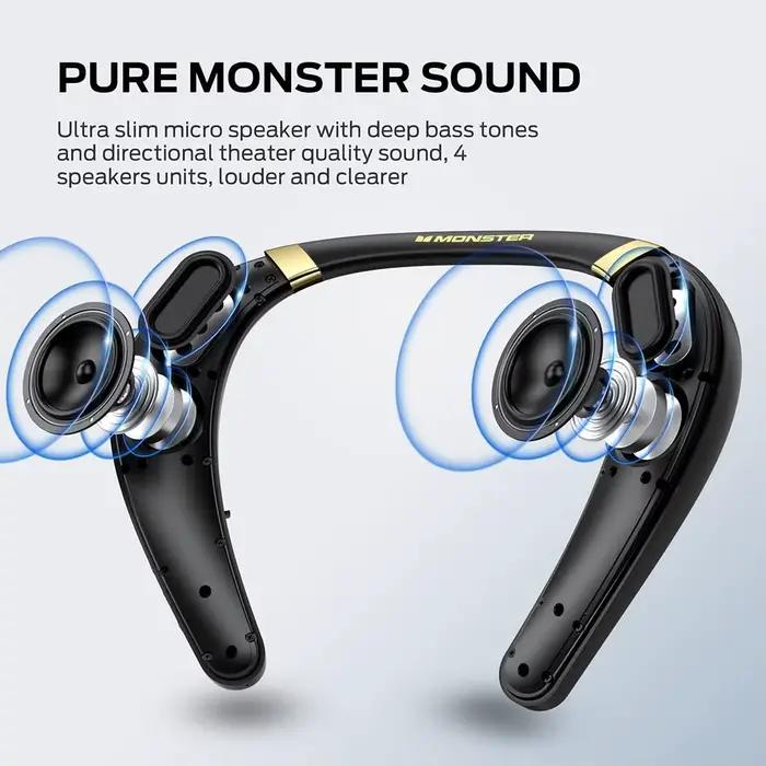 Haut-parleur Bluetooth Monster Boomerang à porter autour du cou