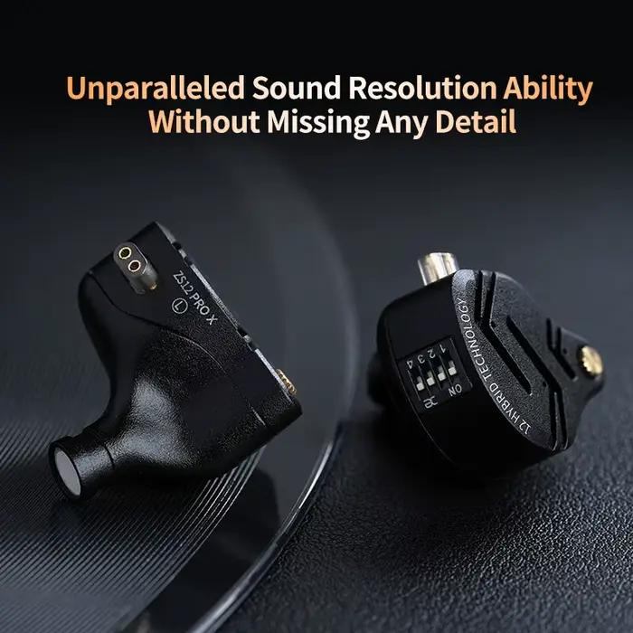 Écouteurs intra-auriculaires en métal ZS12 PRO X