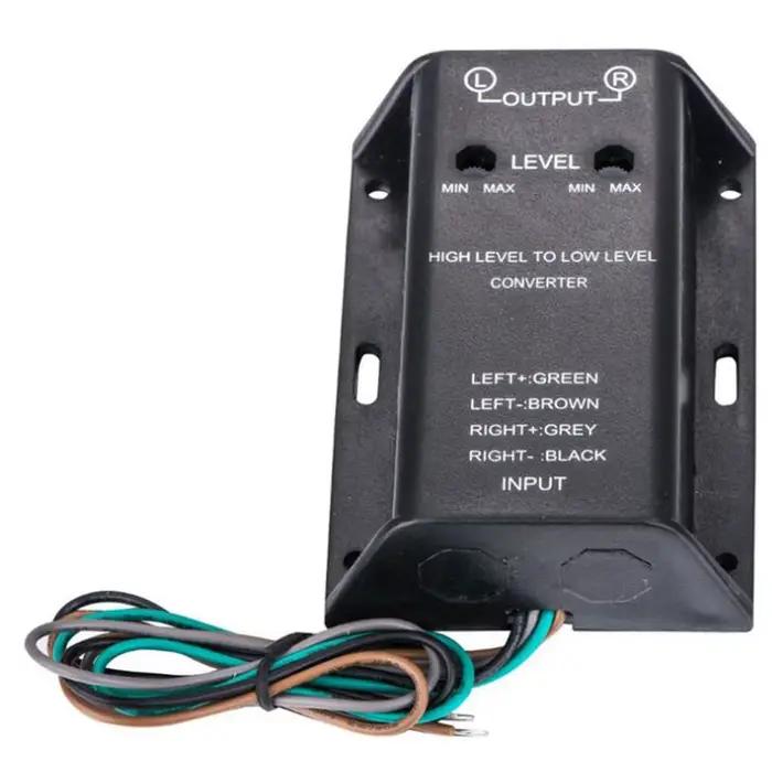 Adaptateur de convertisseur de haut-parleur RCA Audio de voiture