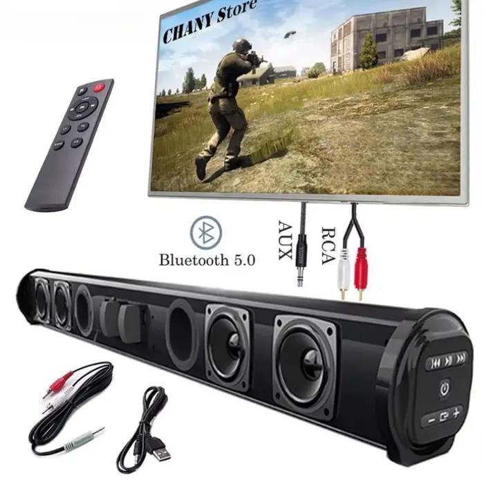 Barre de Son Bluetooth 150W Puissante pour Home Cinema avec Surround Stéréo, Connectivité Sans Fil et Support de Cartes Mémoires Occasions Spéciales à Offrir