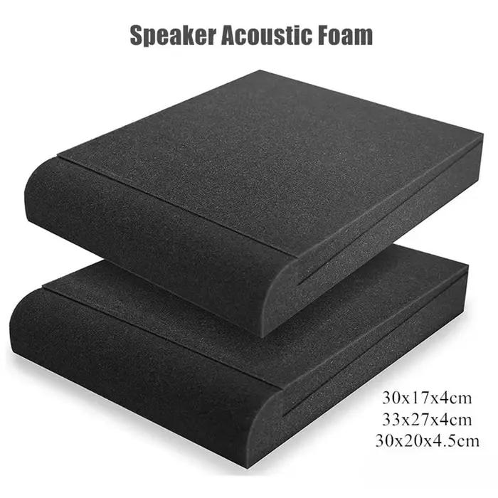 Coussinets isolants en mousse acoustique pour haut-parleur de moniteur de studio