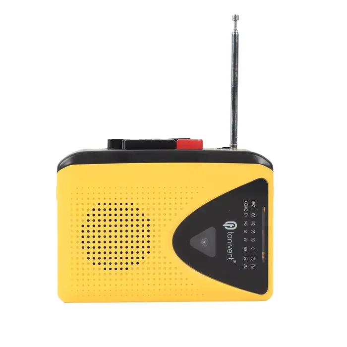 Enregistreur de cassettes portable Enregistrement sur Tape AM ​ ​ Lecteur de musique stéréo radio FM avec haut-parleur