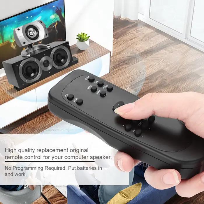 Télécommande de remplacement pour Logitech Z-5500 Z-680 Z-5400 Z-5450 ABS Noir Haut-parleurs Audio Accessoires Électronique Consommation Occasions Spéciales