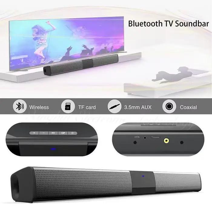 Barre de Son WXLCR 40W Bluetooth Haut-parleur Portable avec Technologie Surround 3D et Batterie Intégrée Pour Maison Films Musique Occasions Spéciales