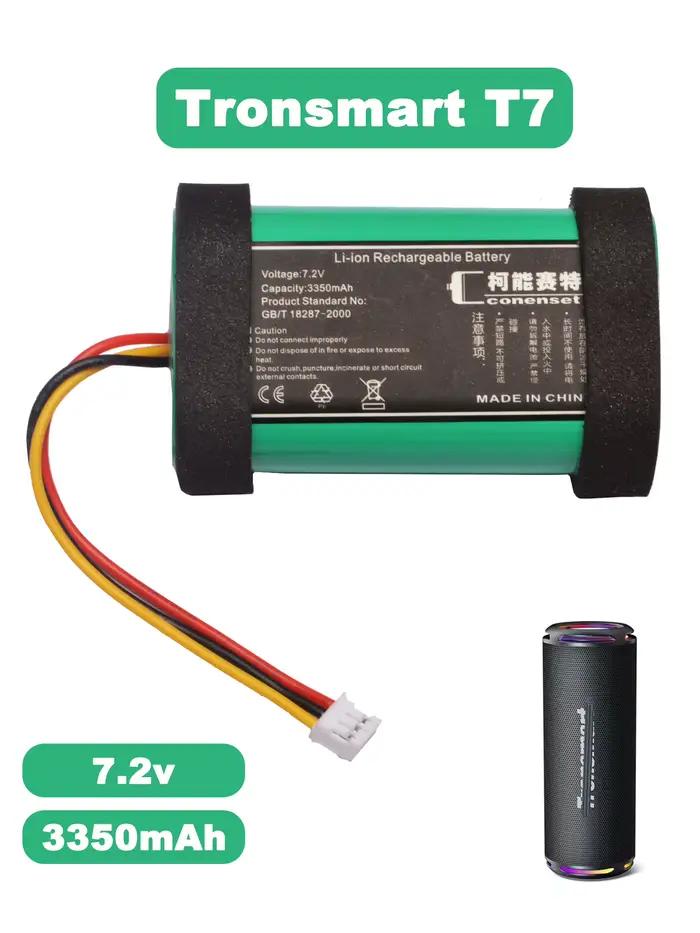 Batterie de remplacement 7.2V 3200mAh pour haut-parleur Bluetooth Tronsmart T7 T1