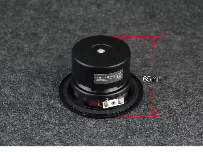 Pilote de haut-parleur pleine portée de 4 pouces - Type de balle de moniteur professionnel avec cône Kapton en aluminium et double couche - Système audio HiFi