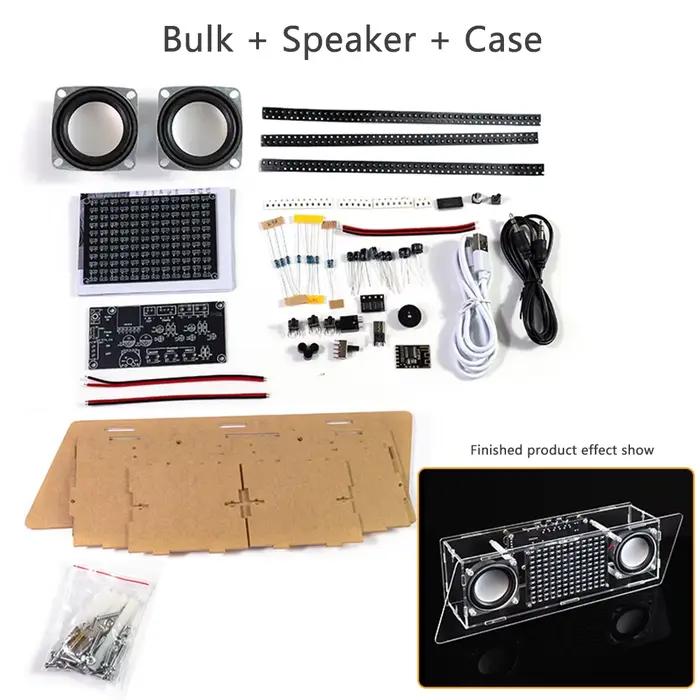 Kit de haut - parleur Bluetooth DIY LED spectre musical tempo Light