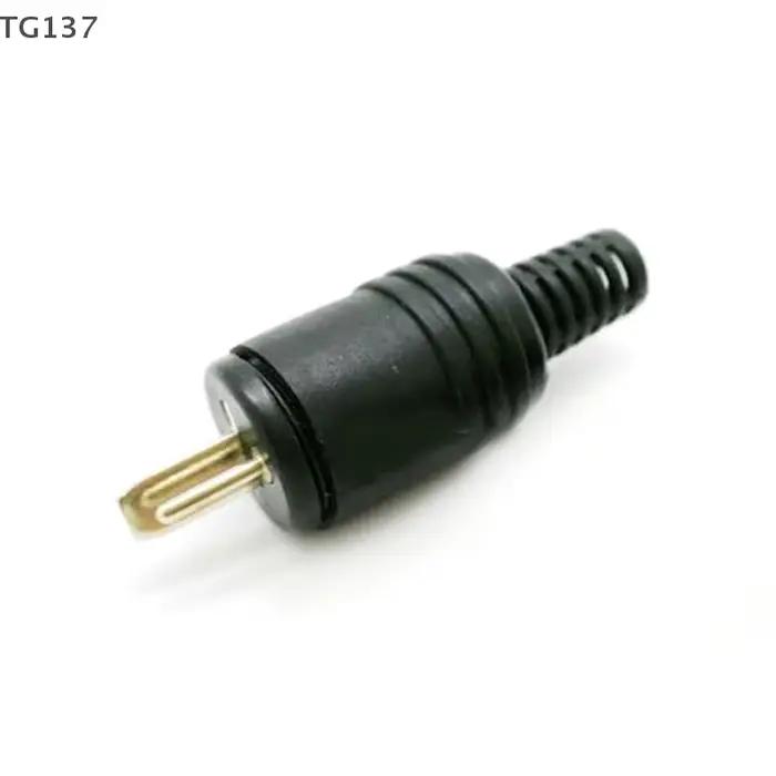 Haut-parleur à prise DIN à 2 broches et bornes à vis pour connecteur HiFi (paquet de 2]