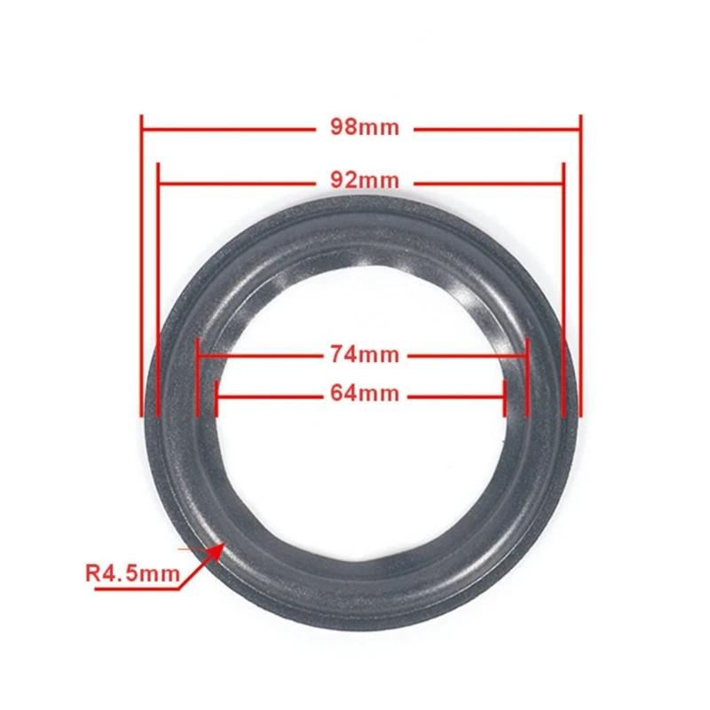 Mousse circulaire pour haut-parleur 4/5/6, 5/8/10/12 pouces, caisson basses, améliore qualité sonore