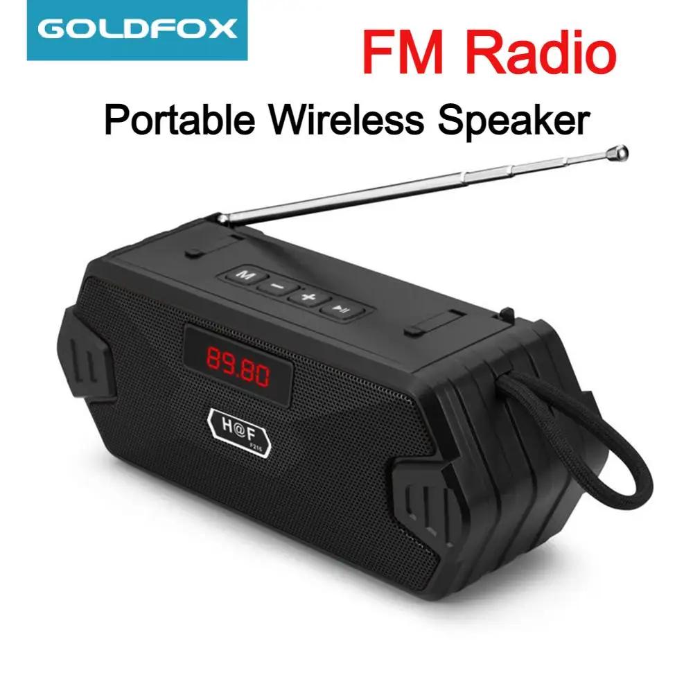 Haut-parleur sans fil Portable, compatible Bluetooth, USB d'extérieur, avec récepteur Radio FM, AUX 