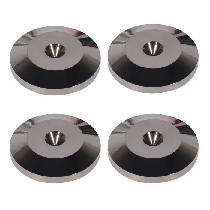 Rame haut-parleur Spike or haut-parleur pointes cuivre cuivre Isolation support Base Pad pieds haut-